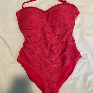 Pink swim suit